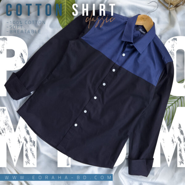 S029 Black Blue Shirt