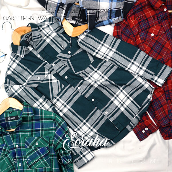 S014 Bottle Green Shirt