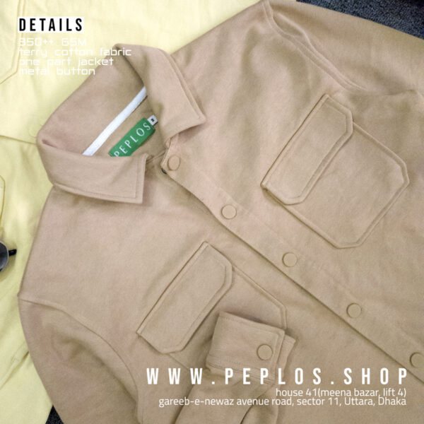 Jacket 001 Beige - Image 2