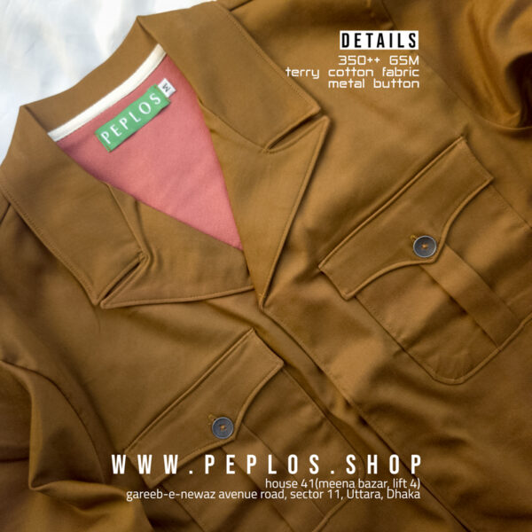 Jacket 002 brown - Image 4