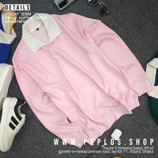 Sweatshirt 001 baby pink (unisex)