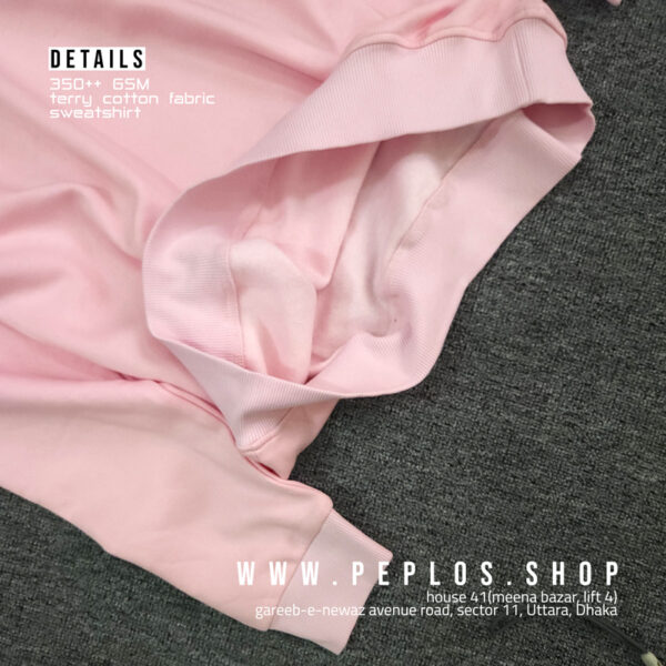 Sweatshirt 001 baby pink (unisex) - Image 2
