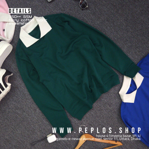 Sweatshirt 001 green (unisex)