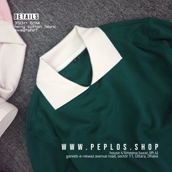 Sweatshirt 001 green (unisex) - Image 3