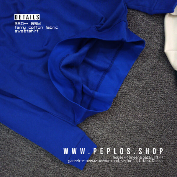 Sweatshirt 001 blue(unisex) - Image 2