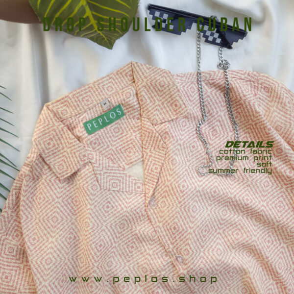 S044 Peach (drop shoulder cuban) - Image 2