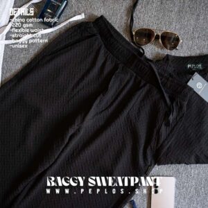 Baggy Sweatpant 002 black (unisex)