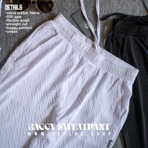 Baggy Sweatpant 002 white (unisex)