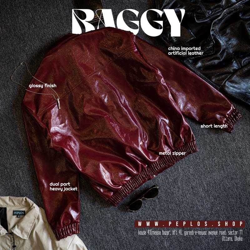 Baggy Jacket 005 (Maroon) - Image 4