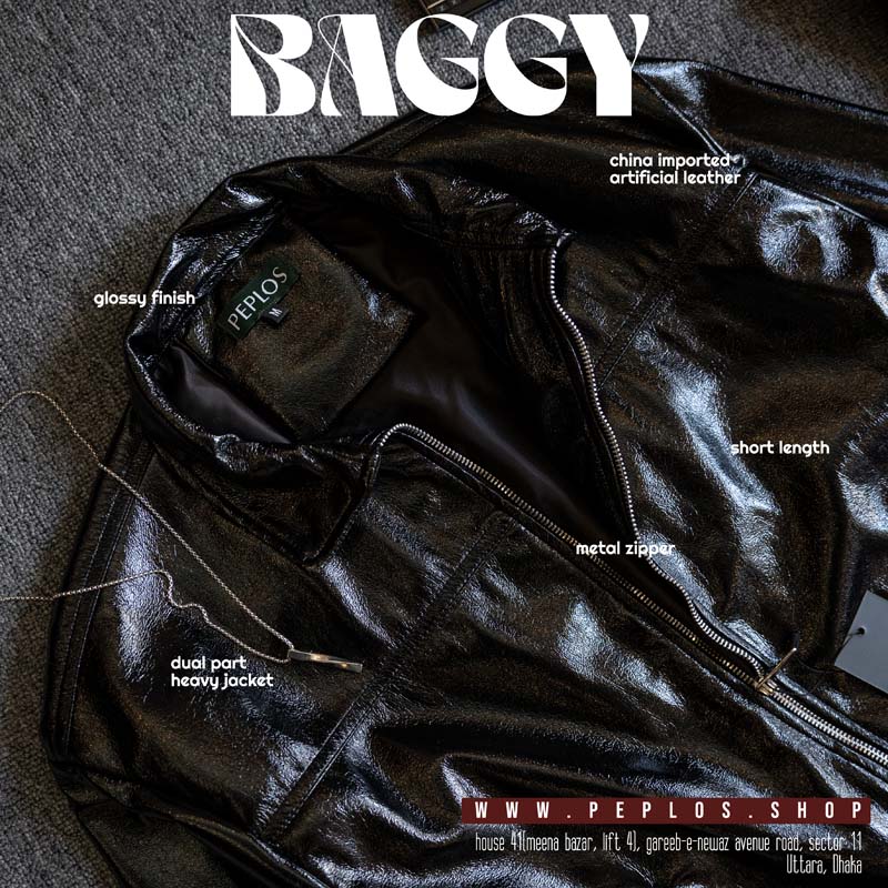 Baggy Jacket 005 (Black) - Image 2