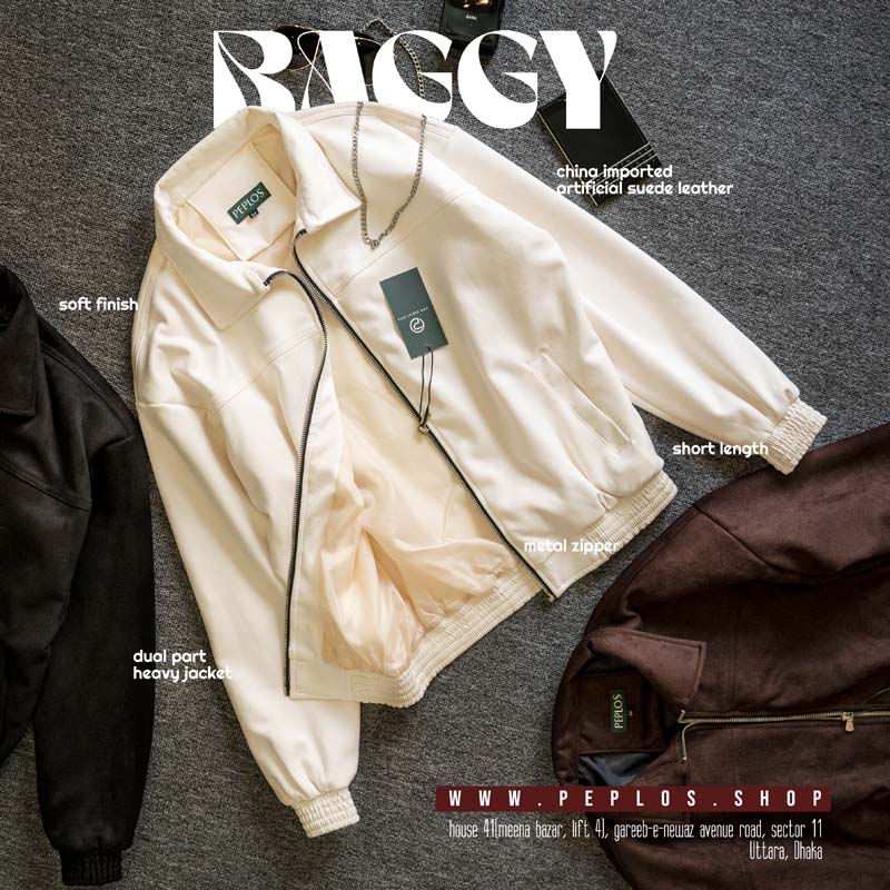 Baggy Jacket 007 (Cream) - Image 3
