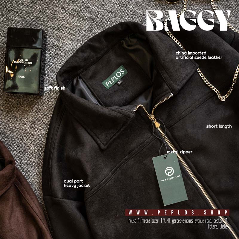 Baggy Jacket 007 (Black) - Image 2