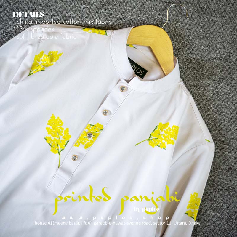 Short Panjabi 004 off white