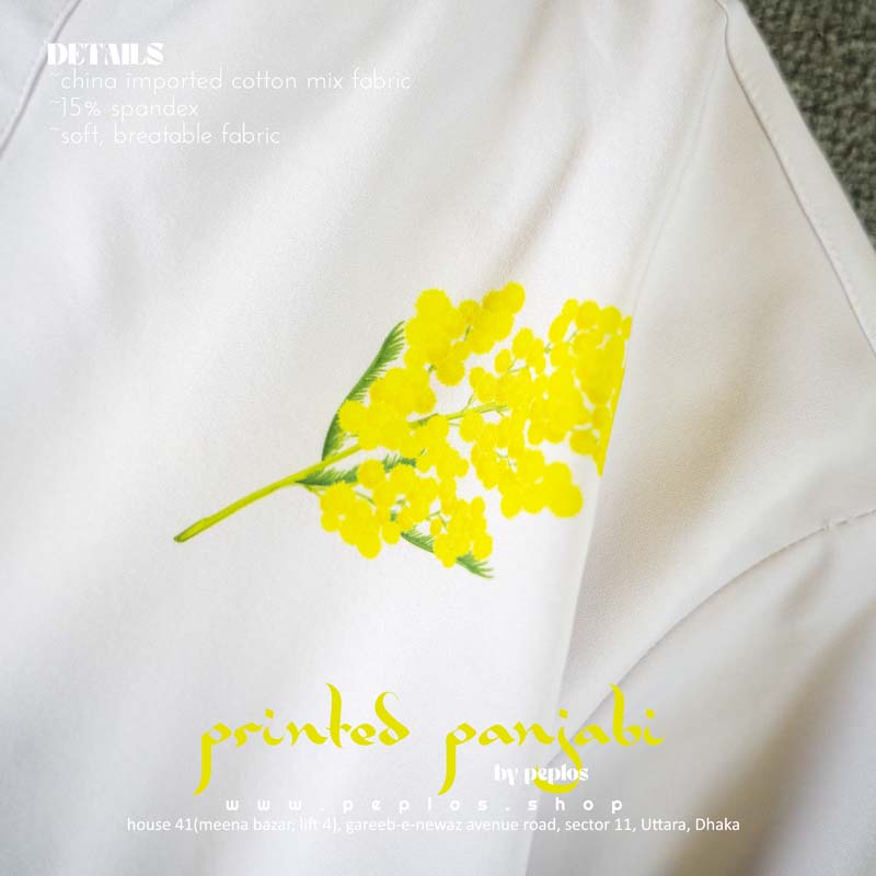 Short Panjabi 004 off white - Image 4