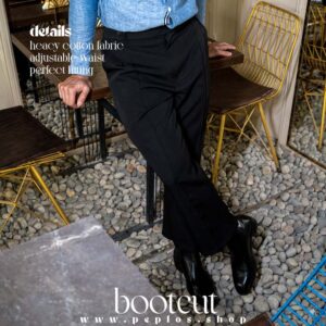 Bootcut pant 004 (black)