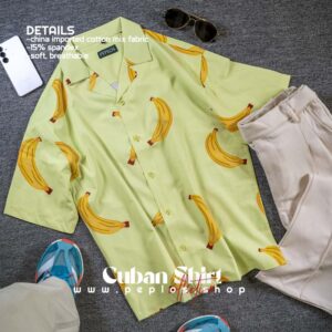 Cuban Unisex Shirt 001 Banana