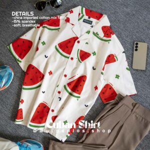 Cuban Unisex Shirt 001 Watermelon