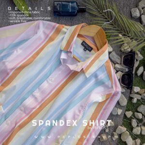 S004 Spandex Shirt Multi Color