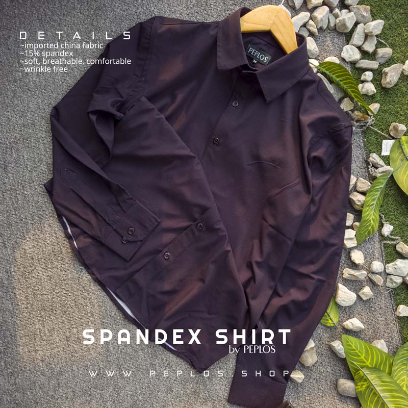 S006 Spandex Solid Black - Image 2