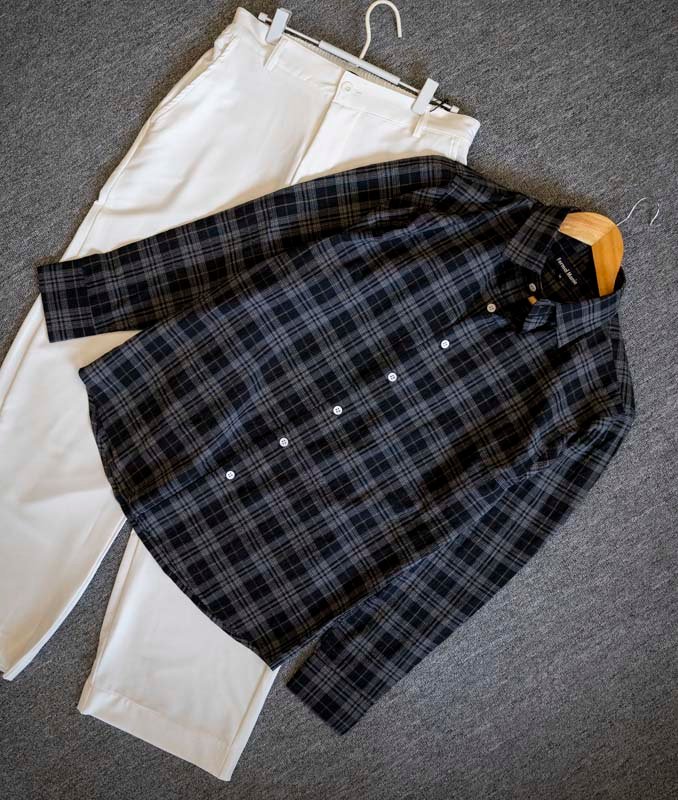 FS001 Check Black - Image 2